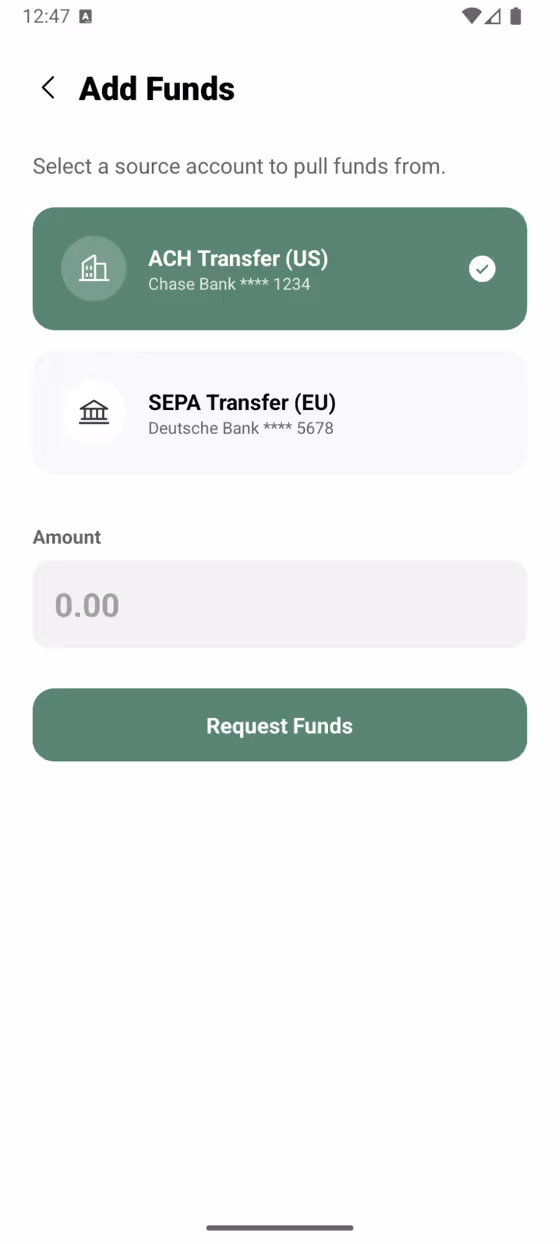 Add Money From Anywhere